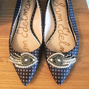 Sam Edelman Brocade Embellished Flat